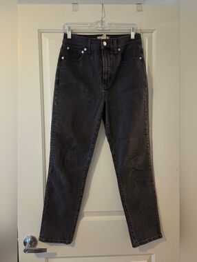 Madewell, The Perfect Vintage Jean, 27, Charcoal Gray Black